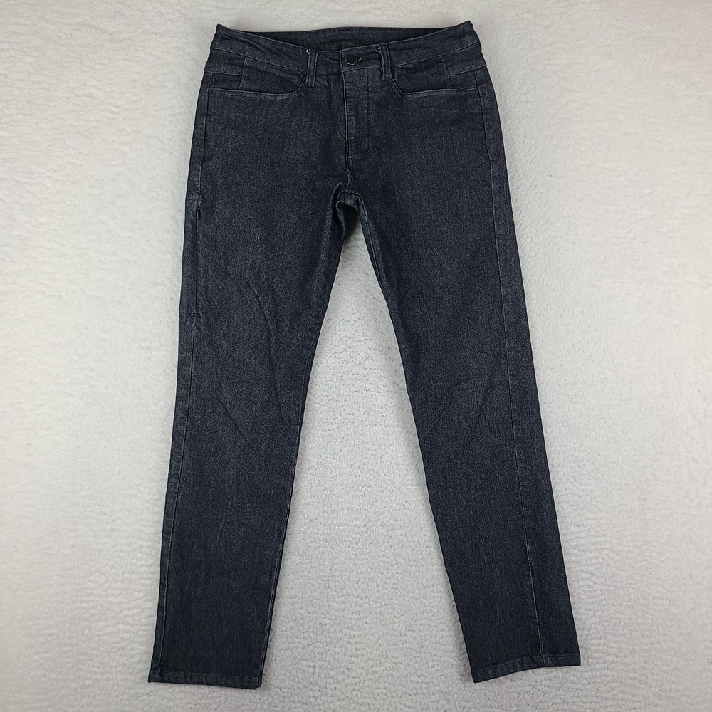 BYLT Premium Basics Jeans Mens 31x28 Slim Straight Blue Dark Wash‎ Denim